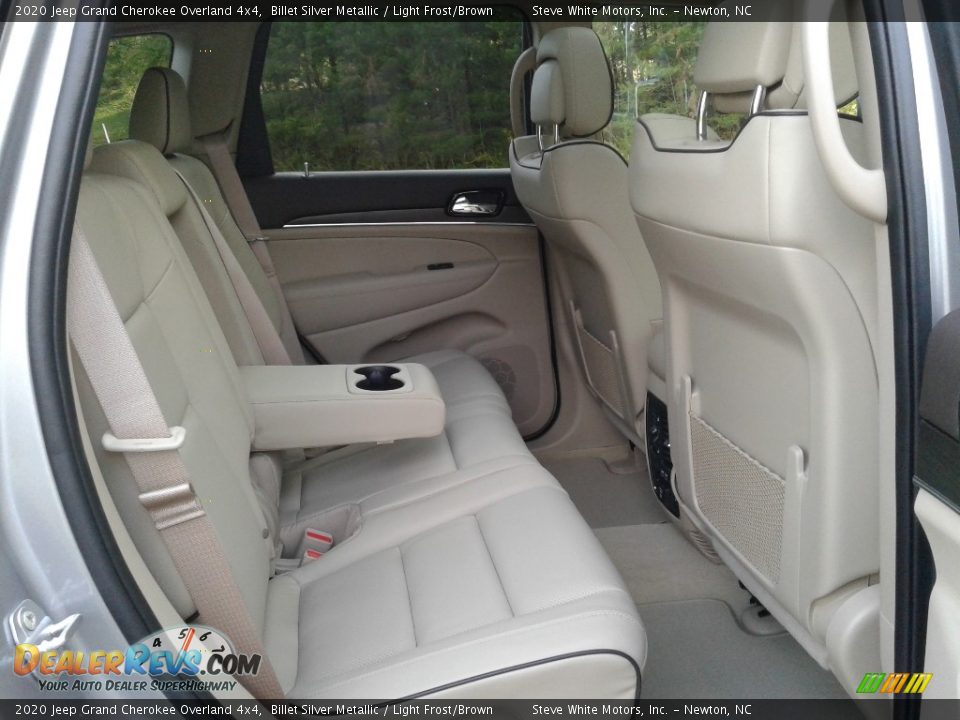 2020 Jeep Grand Cherokee Overland 4x4 Billet Silver Metallic / Light Frost/Brown Photo #16