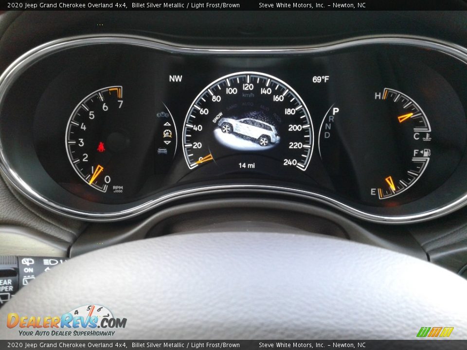 2020 Jeep Grand Cherokee Overland 4x4 Billet Silver Metallic / Light Frost/Brown Photo #21