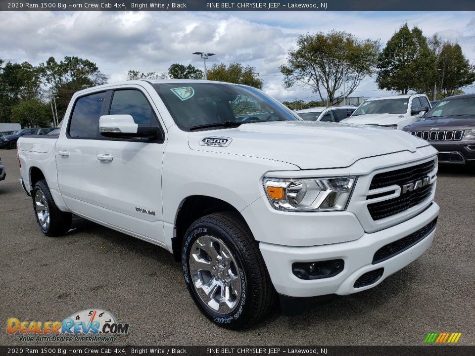 2020 Ram 1500 Big Horn Crew Cab 4x4 Bright White / Black Photo #1