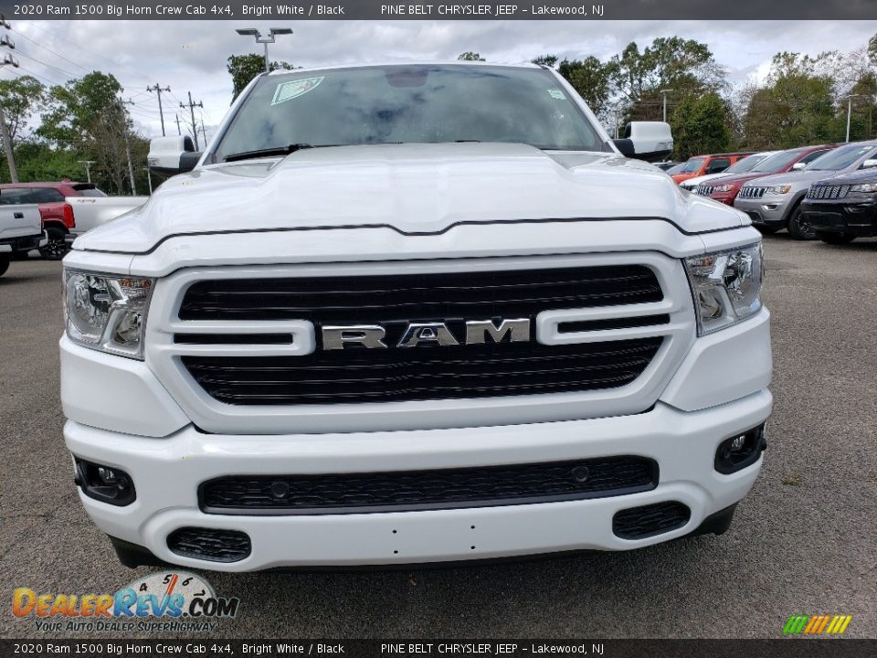 2020 Ram 1500 Big Horn Crew Cab 4x4 Bright White / Black Photo #2