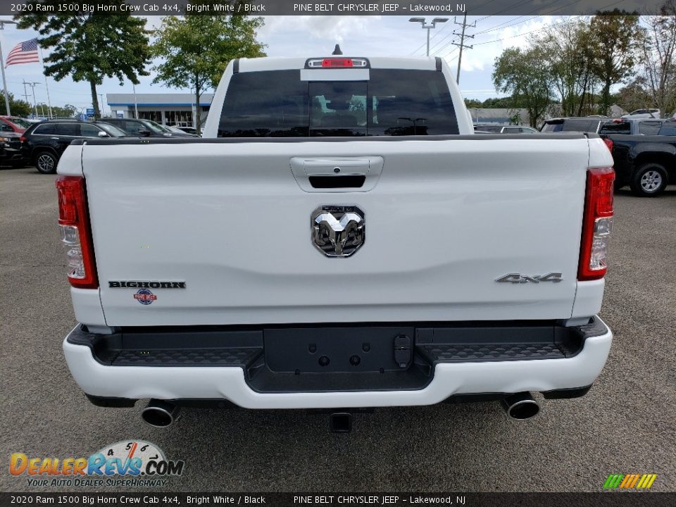 2020 Ram 1500 Big Horn Crew Cab 4x4 Bright White / Black Photo #5