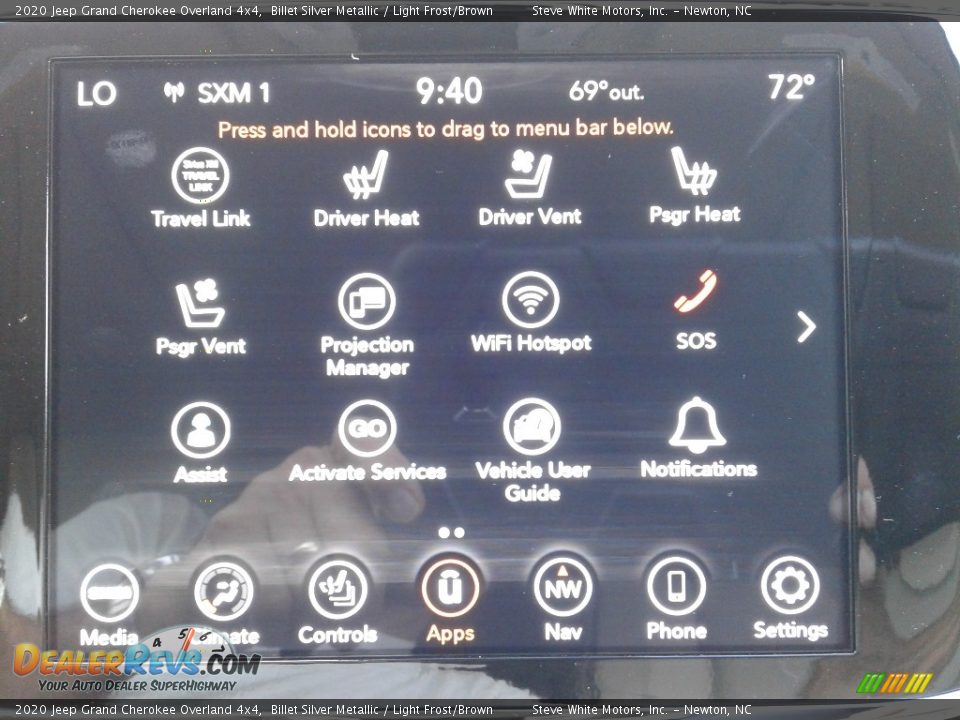 2020 Jeep Grand Cherokee Overland 4x4 Billet Silver Metallic / Light Frost/Brown Photo #28
