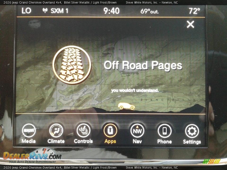 2020 Jeep Grand Cherokee Overland 4x4 Billet Silver Metallic / Light Frost/Brown Photo #29