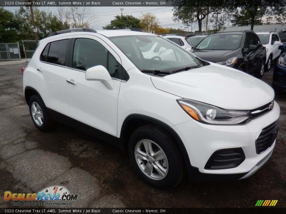 2020 Chevrolet Trax LT AWD Summit White / Jet Black Photo #3