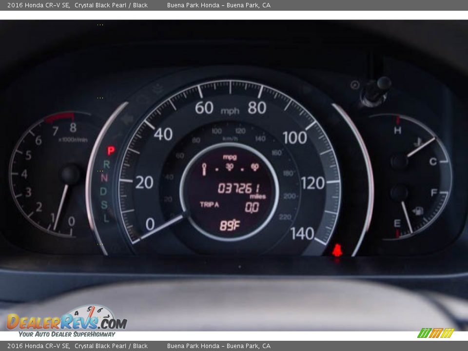 2016 Honda CR-V SE Crystal Black Pearl / Black Photo #25
