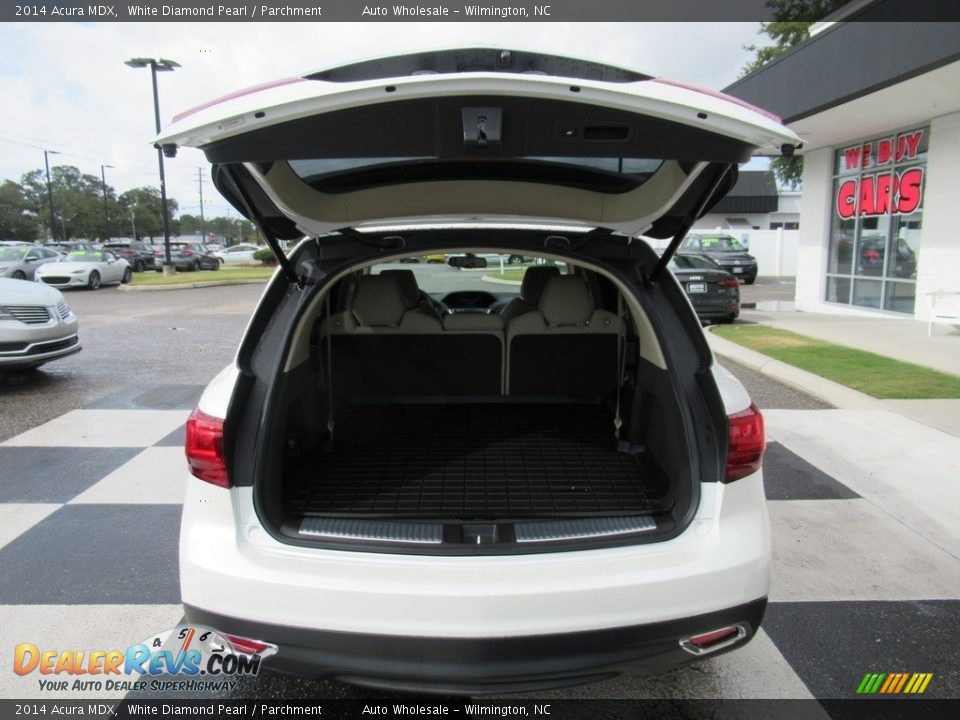 2014 Acura MDX White Diamond Pearl / Parchment Photo #5