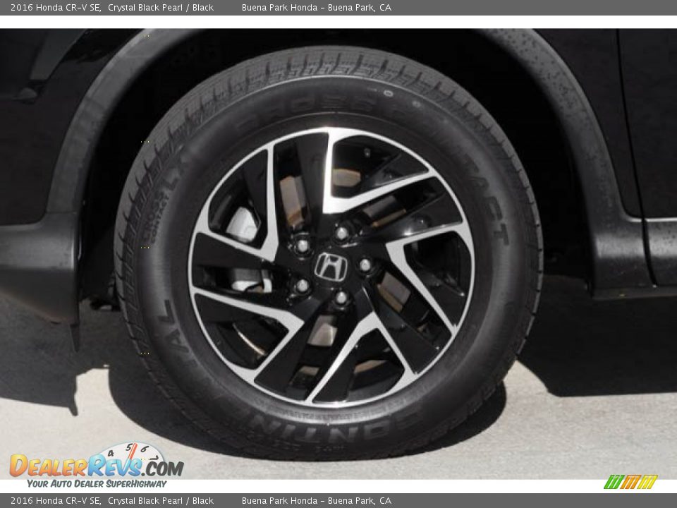 2016 Honda CR-V SE Crystal Black Pearl / Black Photo #35