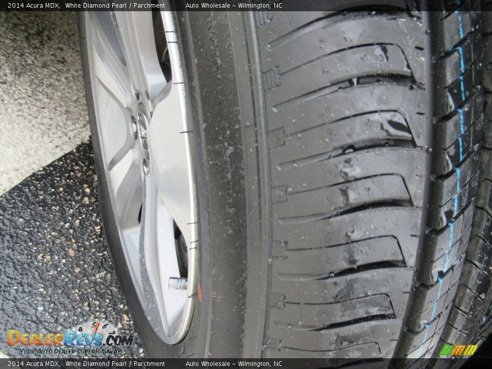 2014 Acura MDX White Diamond Pearl / Parchment Photo #8