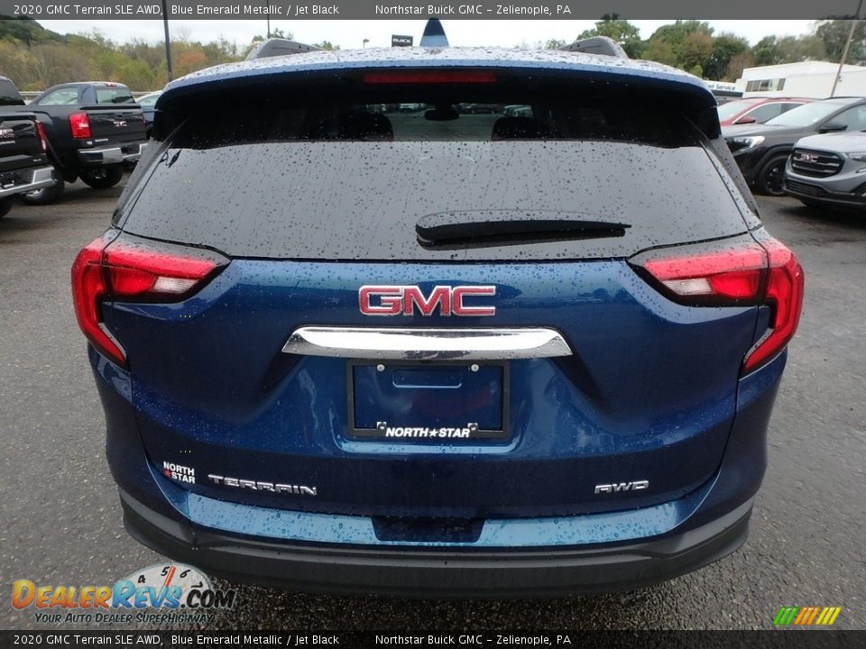 2020 GMC Terrain SLE AWD Blue Emerald Metallic / Jet Black Photo #6