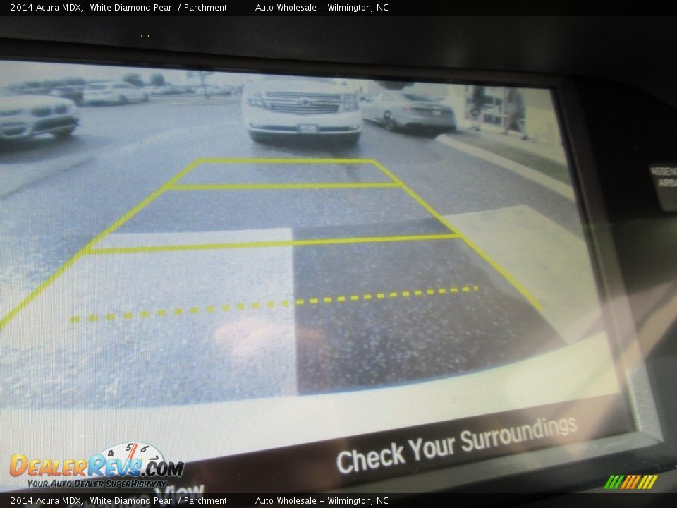 2014 Acura MDX White Diamond Pearl / Parchment Photo #18