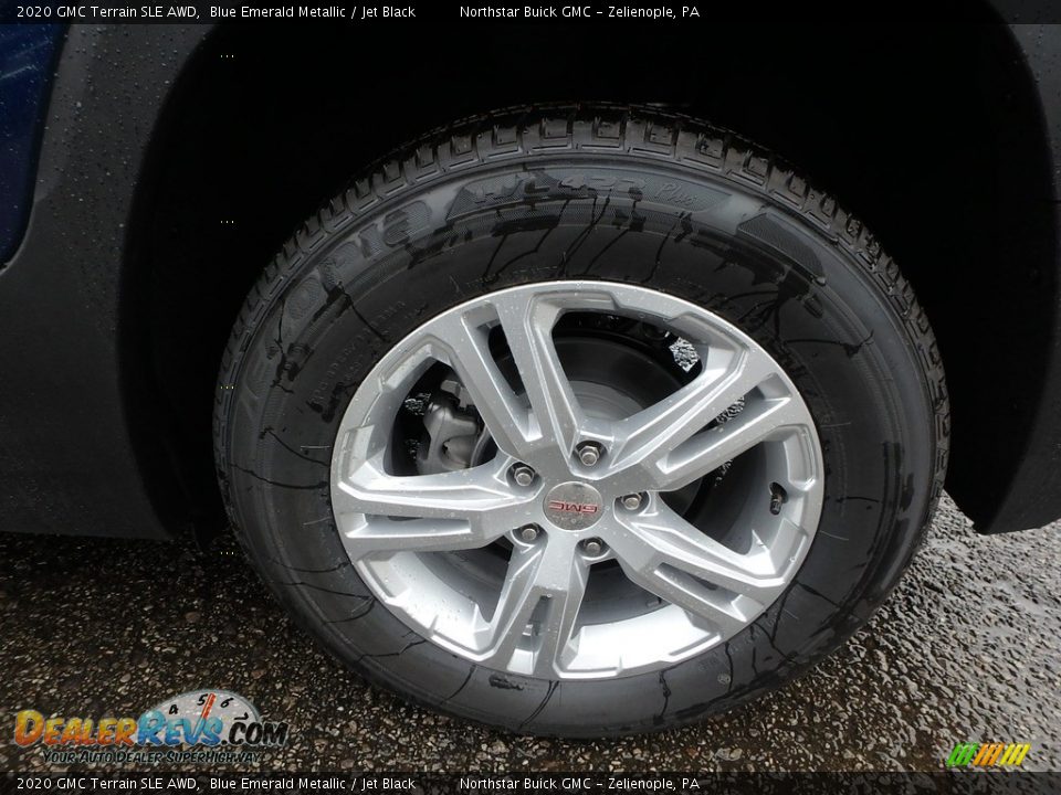 2020 GMC Terrain SLE AWD Blue Emerald Metallic / Jet Black Photo #10
