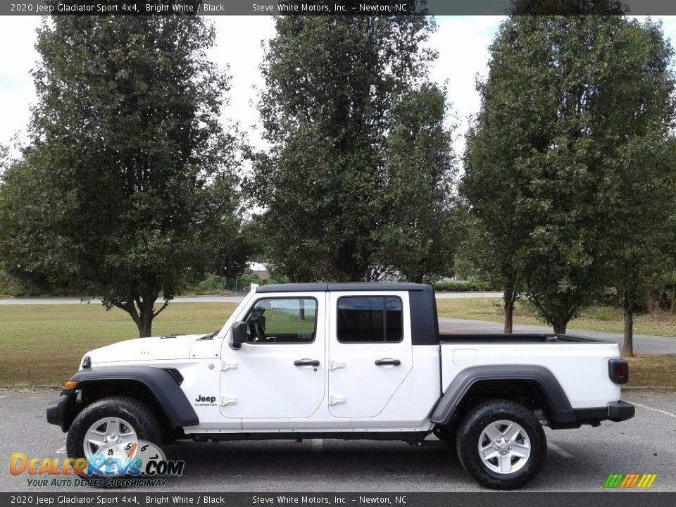 2020 Jeep Gladiator Sport 4x4 Bright White / Black Photo #1