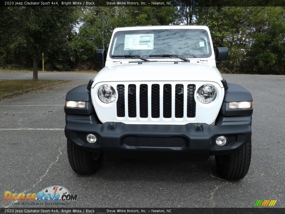 2020 Jeep Gladiator Sport 4x4 Bright White / Black Photo #3