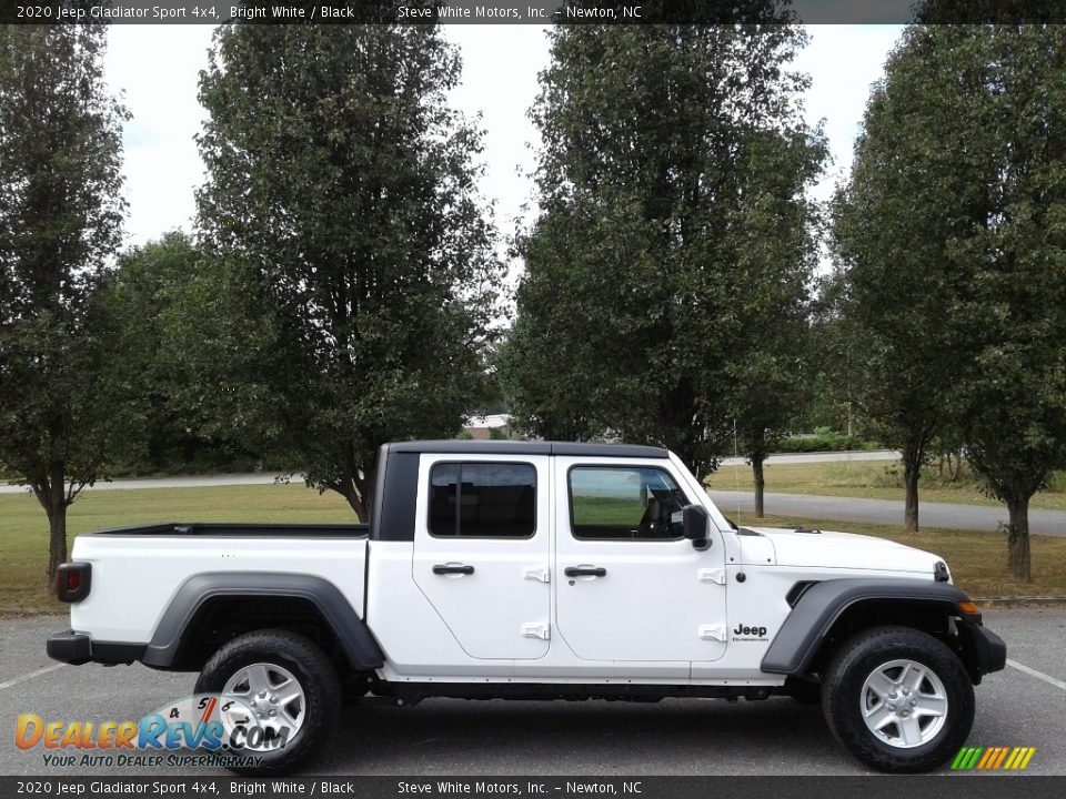 2020 Jeep Gladiator Sport 4x4 Bright White / Black Photo #5