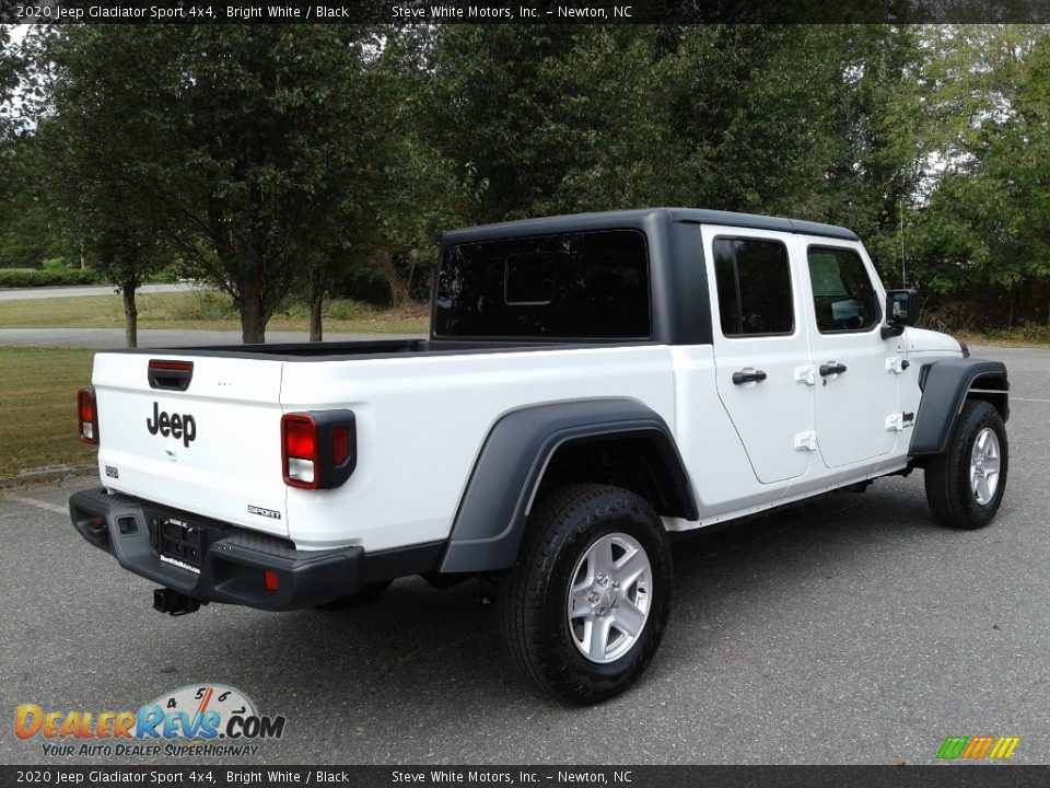 2020 Jeep Gladiator Sport 4x4 Bright White / Black Photo #6