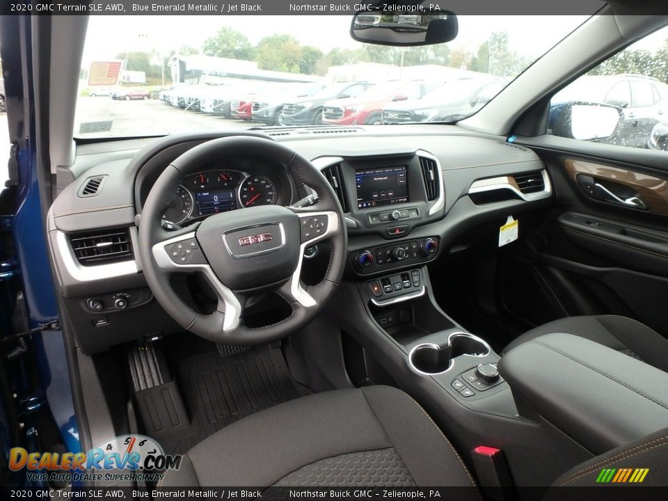 2020 GMC Terrain SLE AWD Blue Emerald Metallic / Jet Black Photo #15