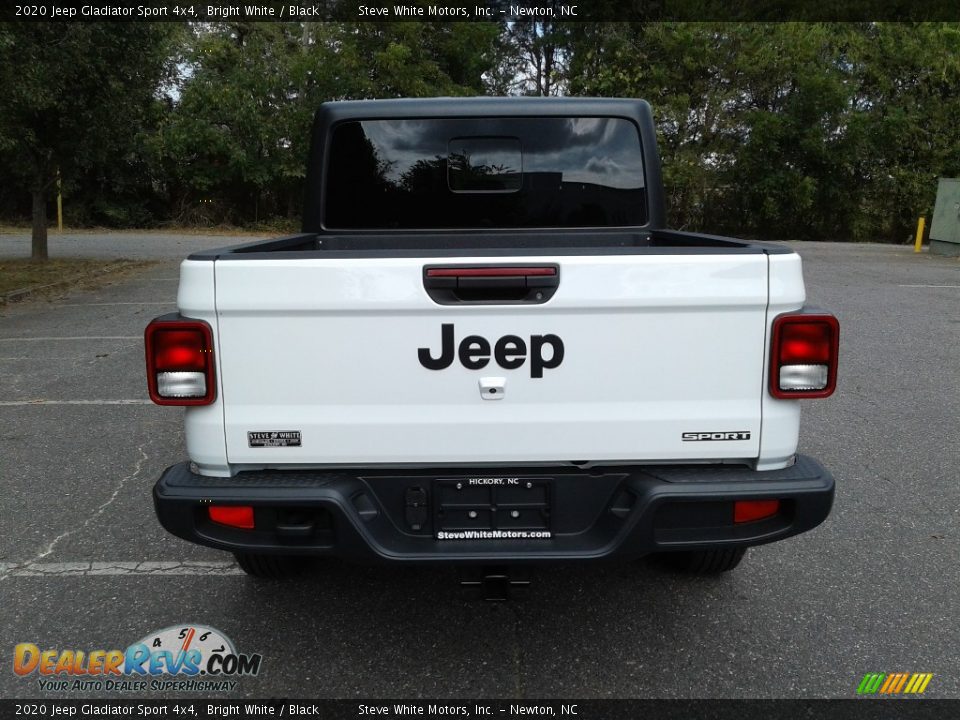 2020 Jeep Gladiator Sport 4x4 Bright White / Black Photo #7