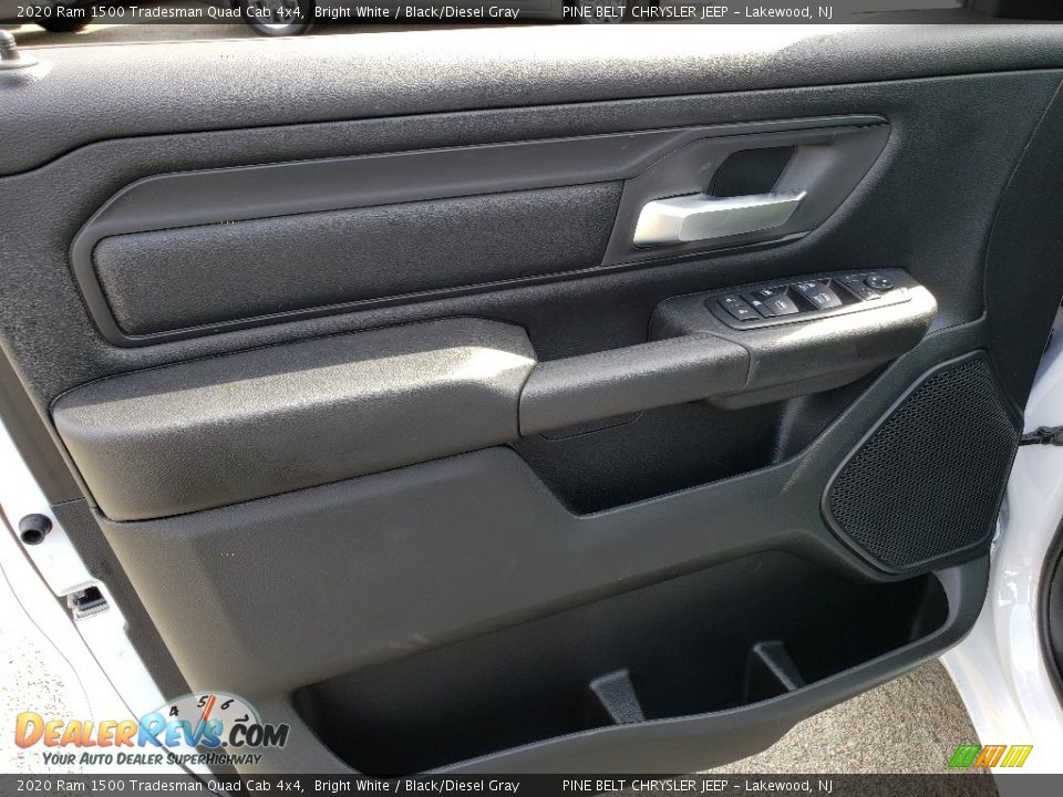 2020 Ram 1500 Tradesman Quad Cab 4x4 Bright White / Black/Diesel Gray Photo #8