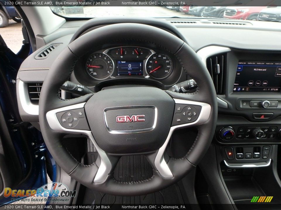2020 GMC Terrain SLE AWD Blue Emerald Metallic / Jet Black Photo #17