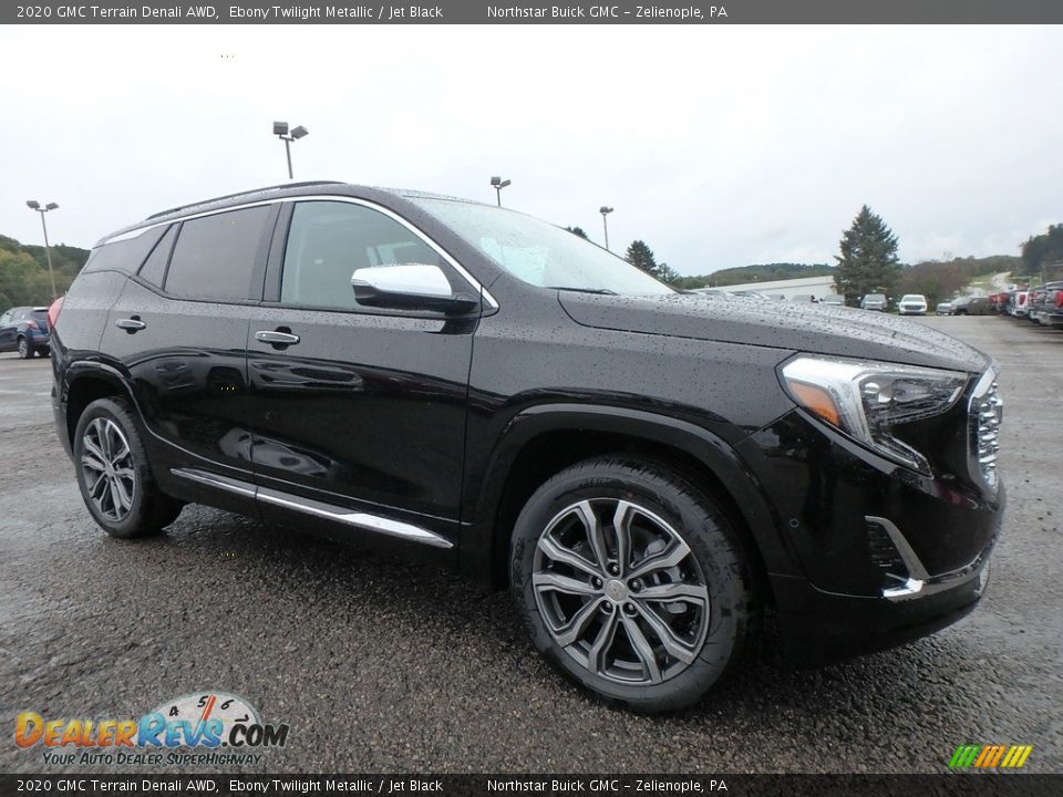 2020 GMC Terrain Denali AWD Ebony Twilight Metallic / Jet Black Photo #3