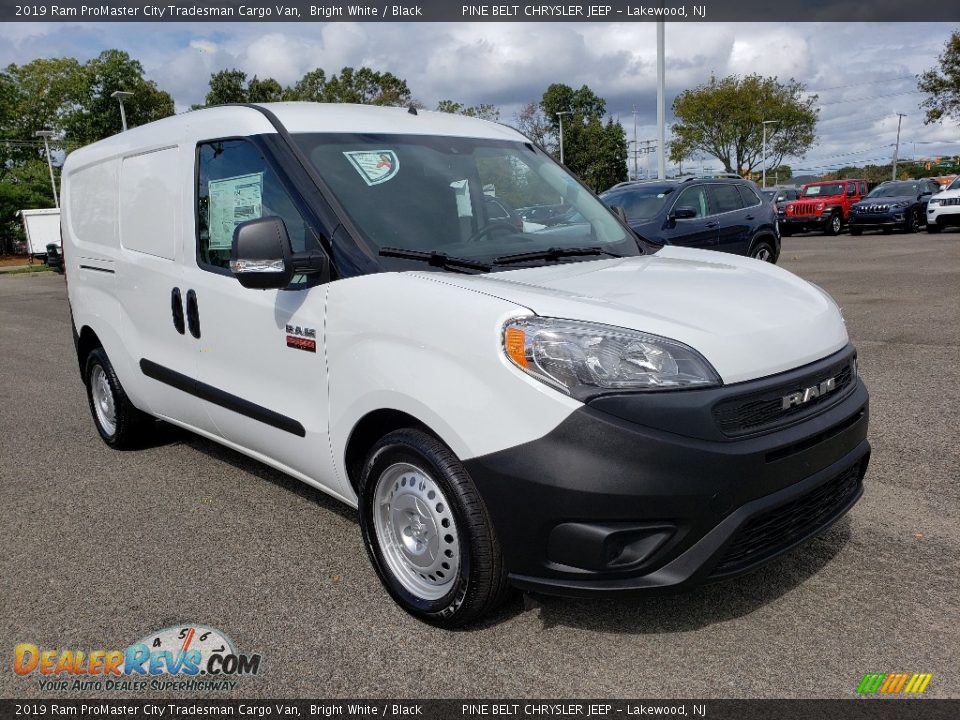 2019 Ram ProMaster City Tradesman Cargo Van Bright White / Black Photo #1