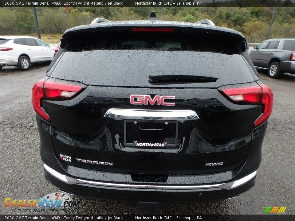 2020 GMC Terrain Denali AWD Ebony Twilight Metallic / Jet Black Photo #6