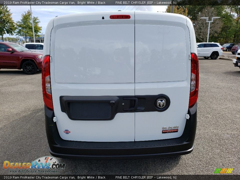 2019 Ram ProMaster City Tradesman Cargo Van Bright White / Black Photo #5