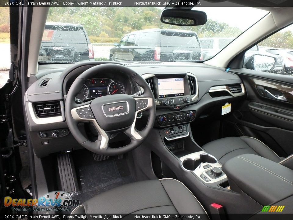 2020 GMC Terrain Denali AWD Ebony Twilight Metallic / Jet Black Photo #14