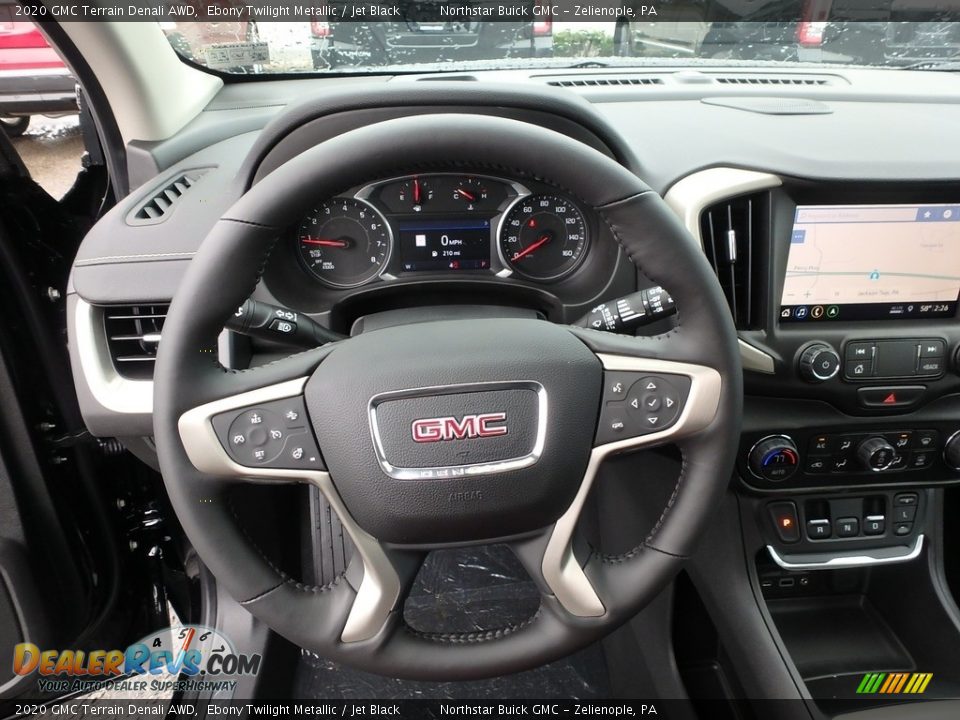 2020 GMC Terrain Denali AWD Ebony Twilight Metallic / Jet Black Photo #17