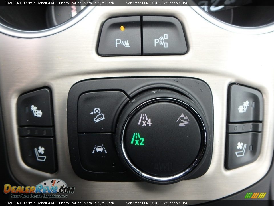 2020 GMC Terrain Denali AWD Ebony Twilight Metallic / Jet Black Photo #19