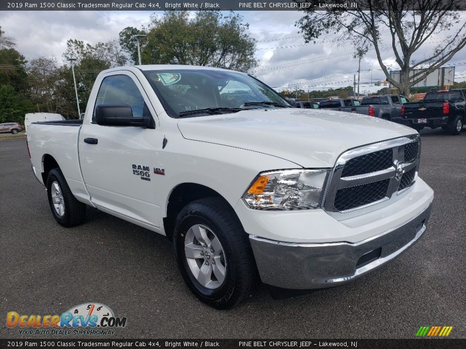 2019 Ram 1500 Classic Tradesman Regular Cab 4x4 Bright White / Black Photo #1