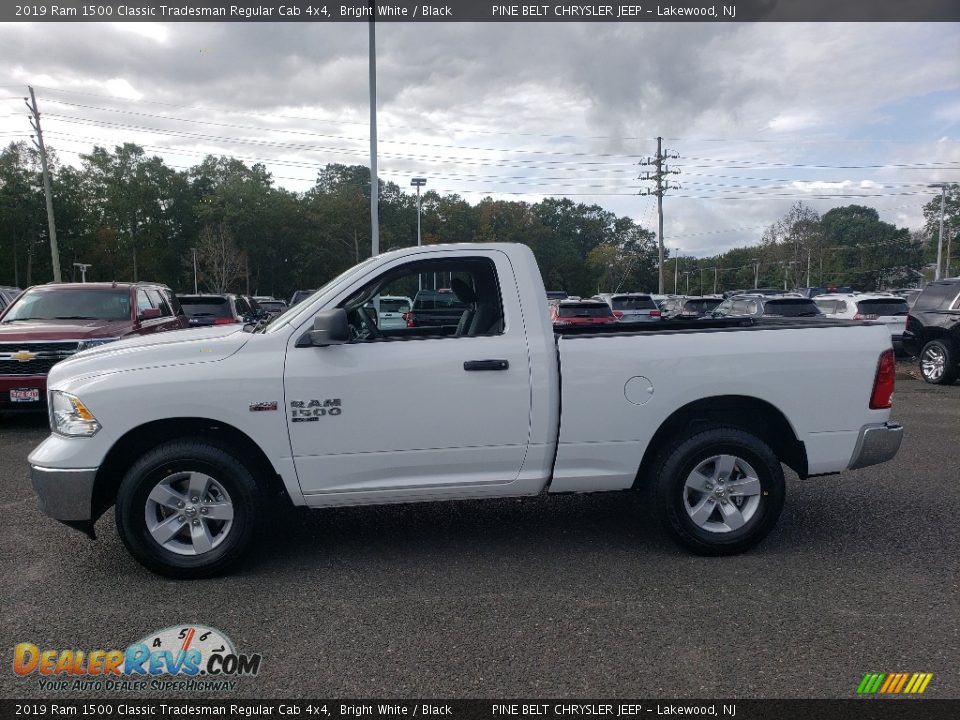 2019 Ram 1500 Classic Tradesman Regular Cab 4x4 Bright White / Black Photo #3