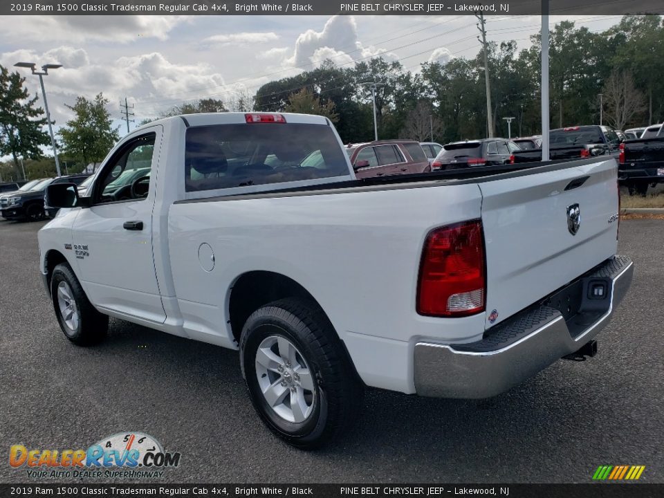 2019 Ram 1500 Classic Tradesman Regular Cab 4x4 Bright White / Black Photo #4