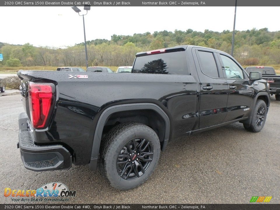 2020 GMC Sierra 1500 Elevation Double Cab 4WD Onyx Black / Jet Black Photo #5