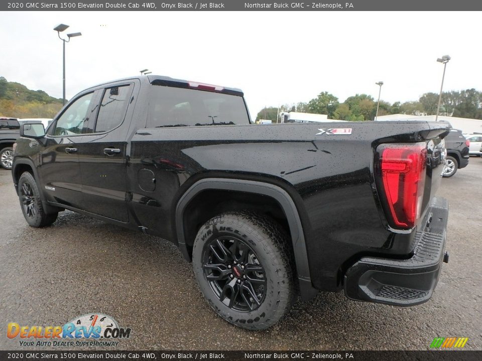 2020 GMC Sierra 1500 Elevation Double Cab 4WD Onyx Black / Jet Black Photo #7