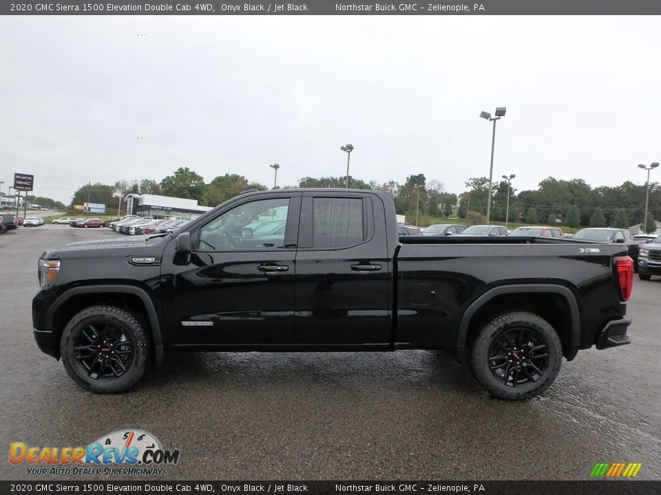 2020 GMC Sierra 1500 Elevation Double Cab 4WD Onyx Black / Jet Black Photo #8