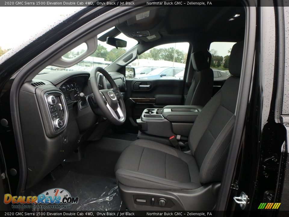 2020 GMC Sierra 1500 Elevation Double Cab 4WD Onyx Black / Jet Black Photo #14