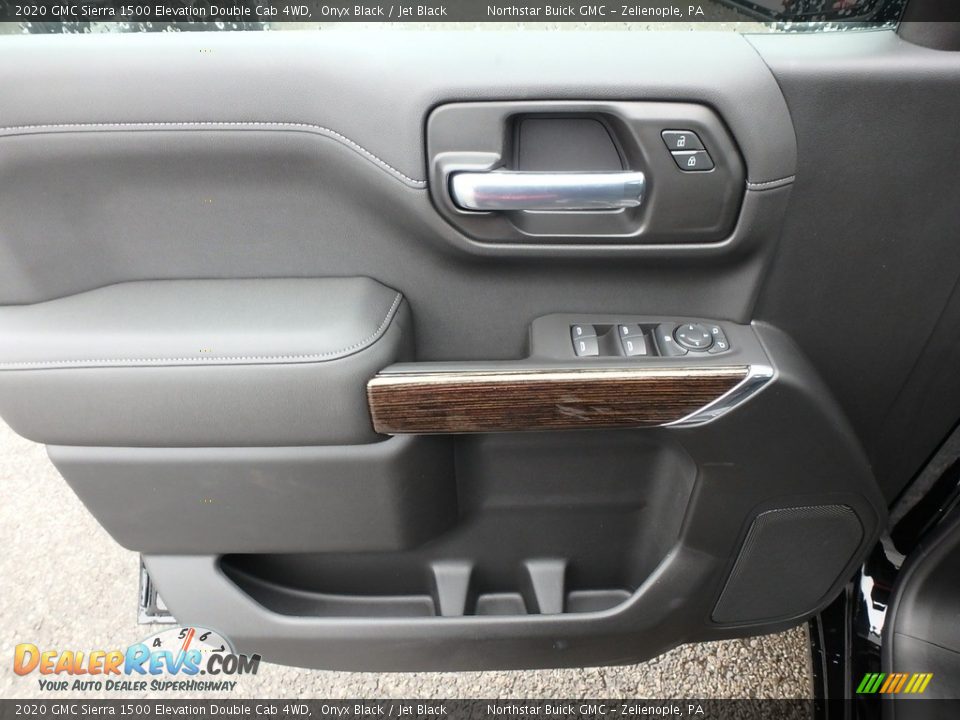 2020 GMC Sierra 1500 Elevation Double Cab 4WD Onyx Black / Jet Black Photo #17