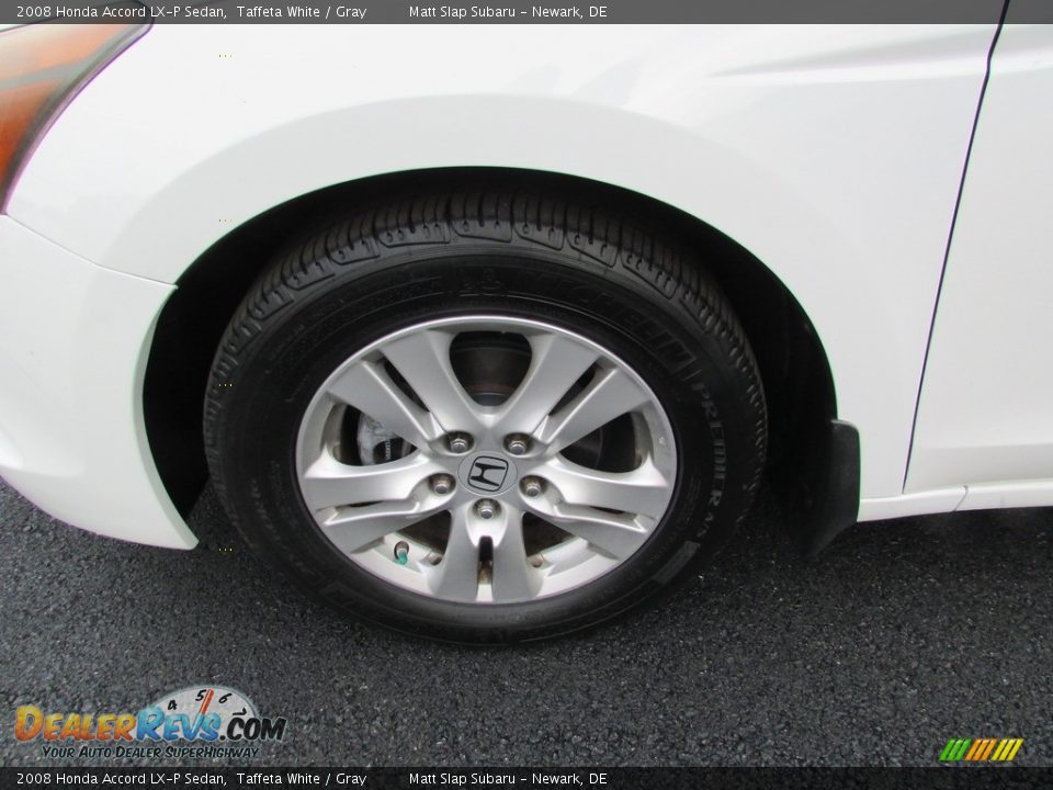 2008 Honda Accord LX-P Sedan Taffeta White / Gray Photo #22