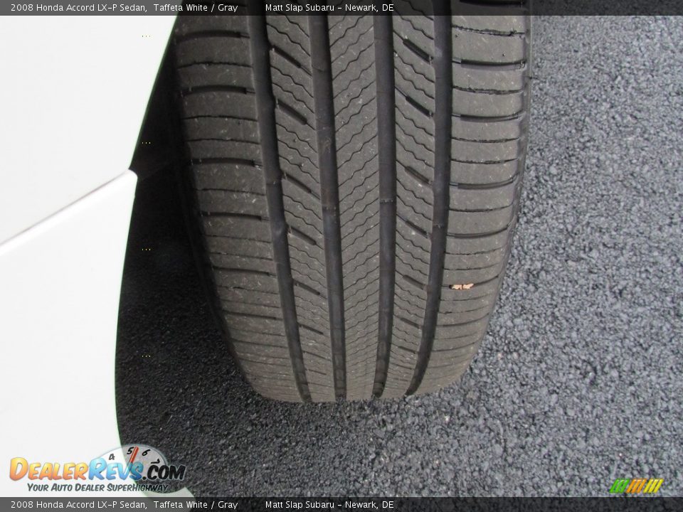 2008 Honda Accord LX-P Sedan Taffeta White / Gray Photo #23