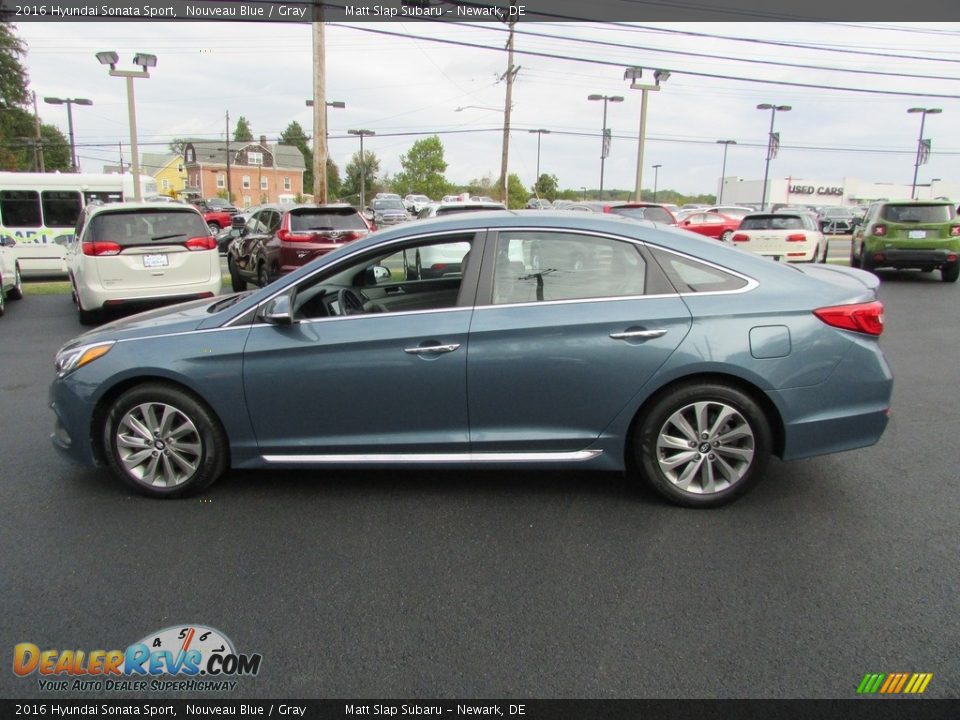 2016 Hyundai Sonata Sport Nouveau Blue / Gray Photo #9