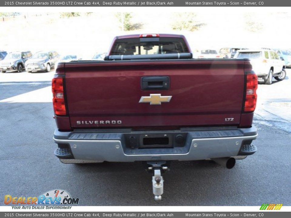 2015 Chevrolet Silverado 3500HD LTZ Crew Cab 4x4 Deep Ruby Metallic / Jet Black/Dark Ash Photo #5