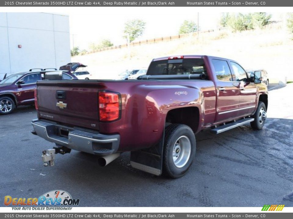 2015 Chevrolet Silverado 3500HD LTZ Crew Cab 4x4 Deep Ruby Metallic / Jet Black/Dark Ash Photo #6