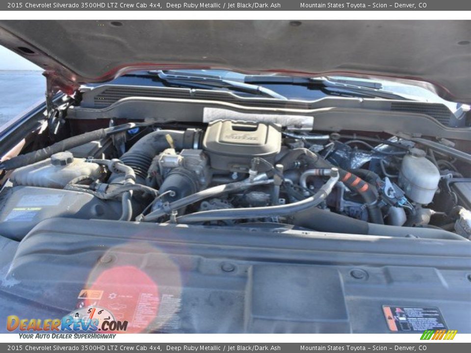 2015 Chevrolet Silverado 3500HD LTZ Crew Cab 4x4 Deep Ruby Metallic / Jet Black/Dark Ash Photo #9