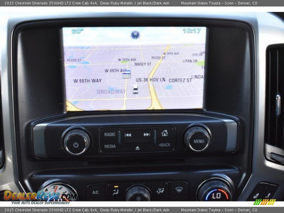 2015 Chevrolet Silverado 3500HD LTZ Crew Cab 4x4 Deep Ruby Metallic / Jet Black/Dark Ash Photo #11