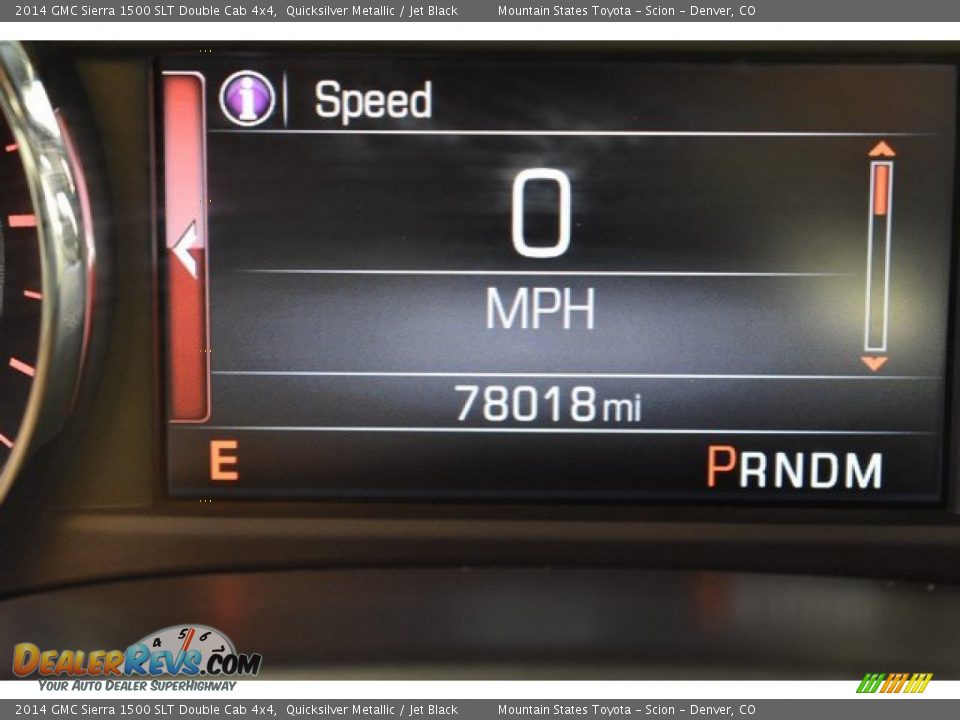 2014 GMC Sierra 1500 SLT Double Cab 4x4 Quicksilver Metallic / Jet Black Photo #29