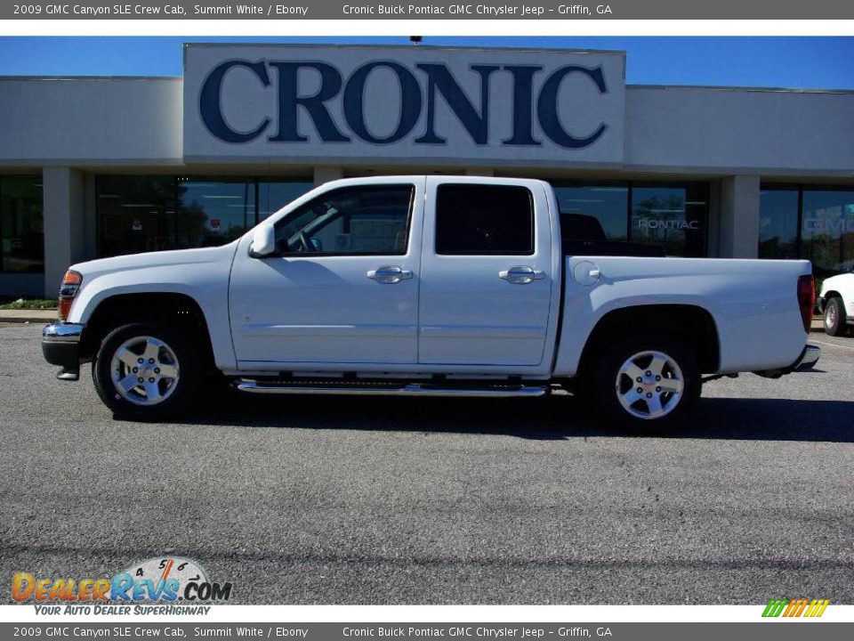 2009 GMC Canyon SLE Crew Cab Summit White / Ebony Photo #1