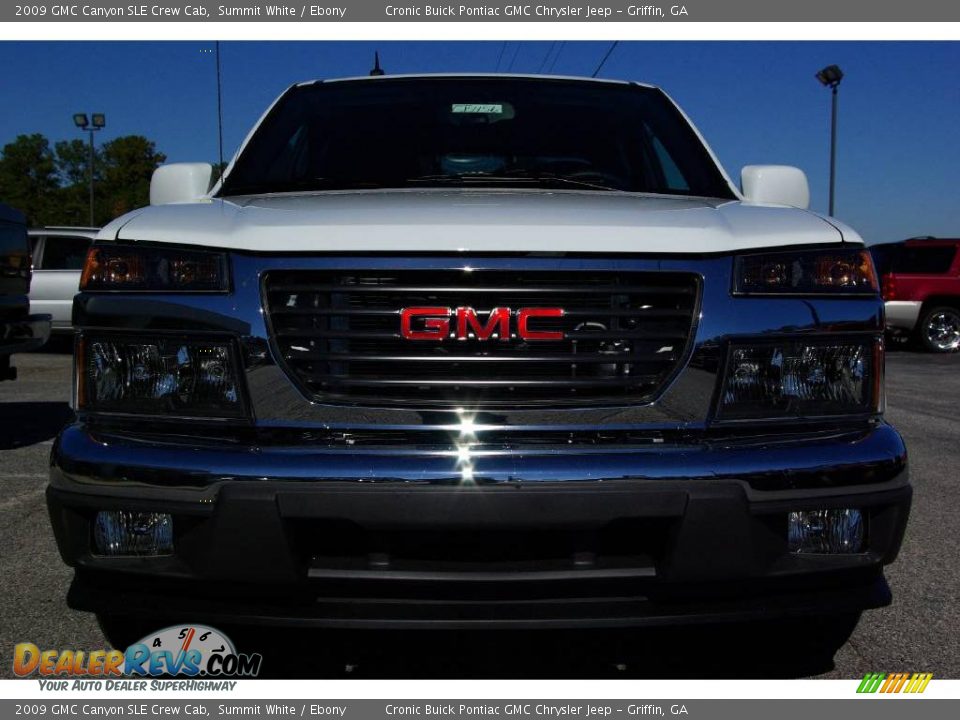 2009 GMC Canyon SLE Crew Cab Summit White / Ebony Photo #3