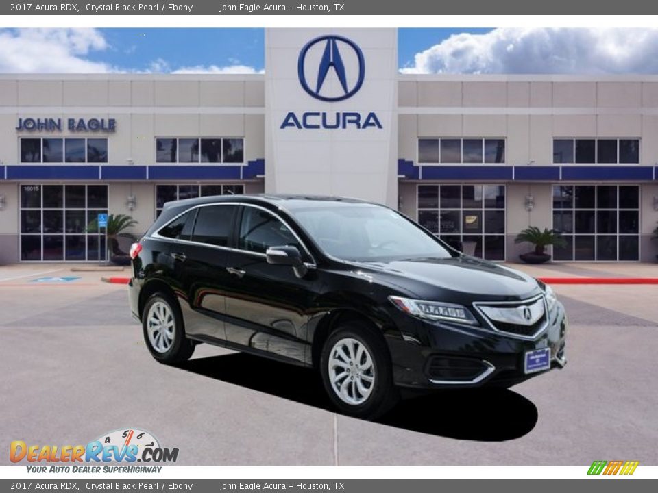 2017 Acura RDX Crystal Black Pearl / Ebony Photo #1