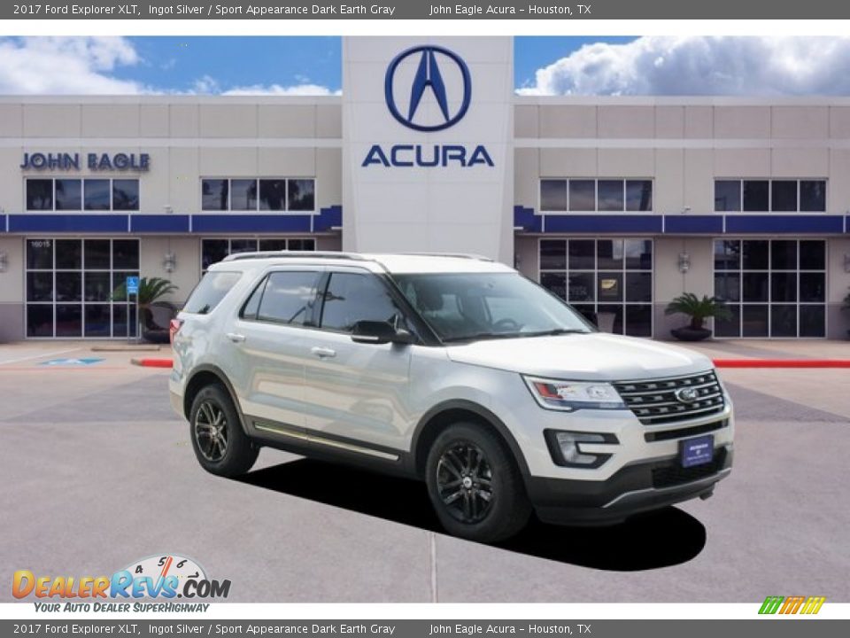 2017 Ford Explorer XLT Ingot Silver / Sport Appearance Dark Earth Gray Photo #1